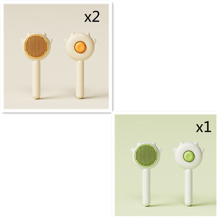 Pet Grooming Comb with Massage and Hair Removal Function