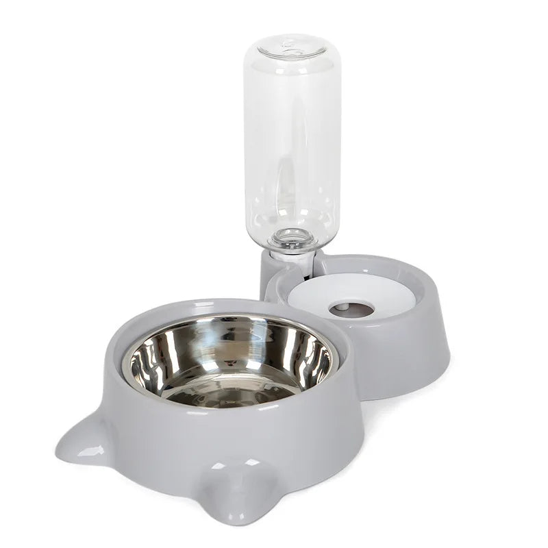 Automatic Gravity Pet Water Dispenser And Food Feeder Bowl