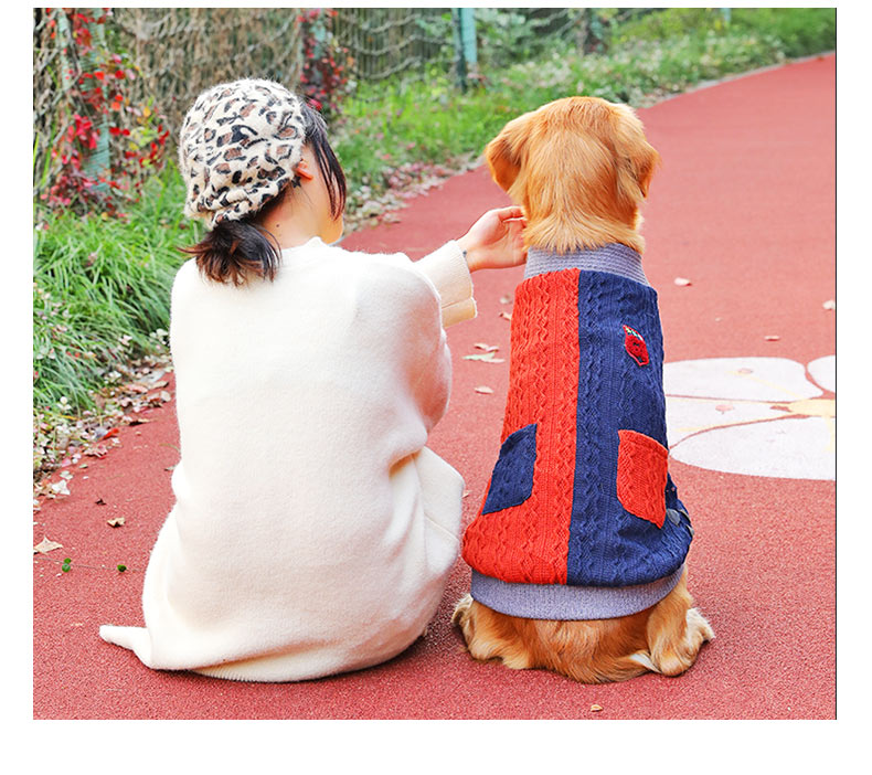 Thickened Winter Pet Sweater For Large Pets Warm Comfort