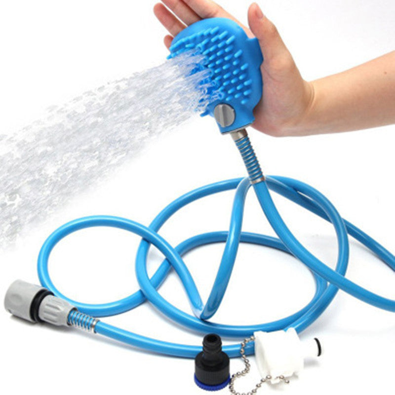 Pet Bathing Tool with Comfortable Massager and Shower Sprayer