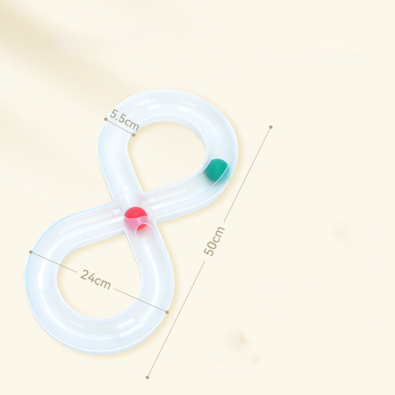Interactive Turntable Track Ball Toy For Pet Boredom Relief