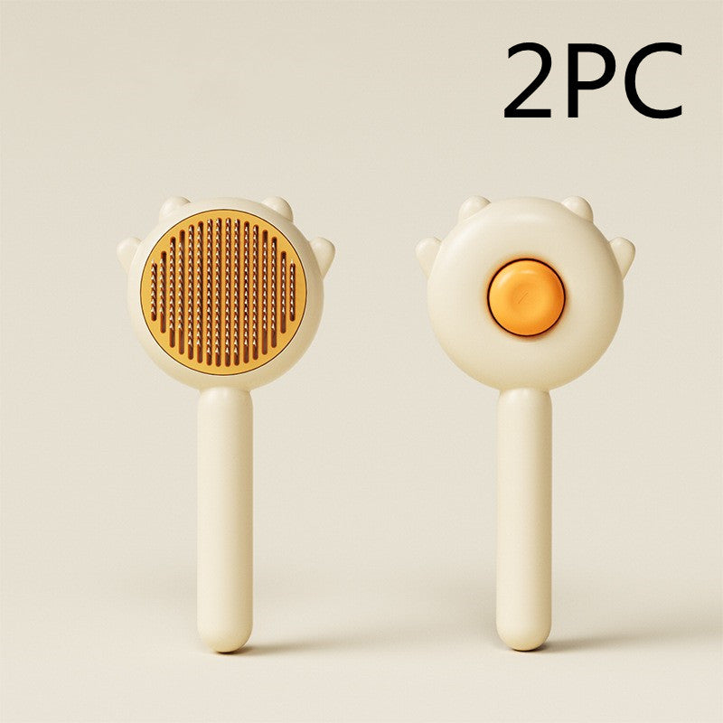 Pet Grooming Comb with Massage and Hair Removal Function