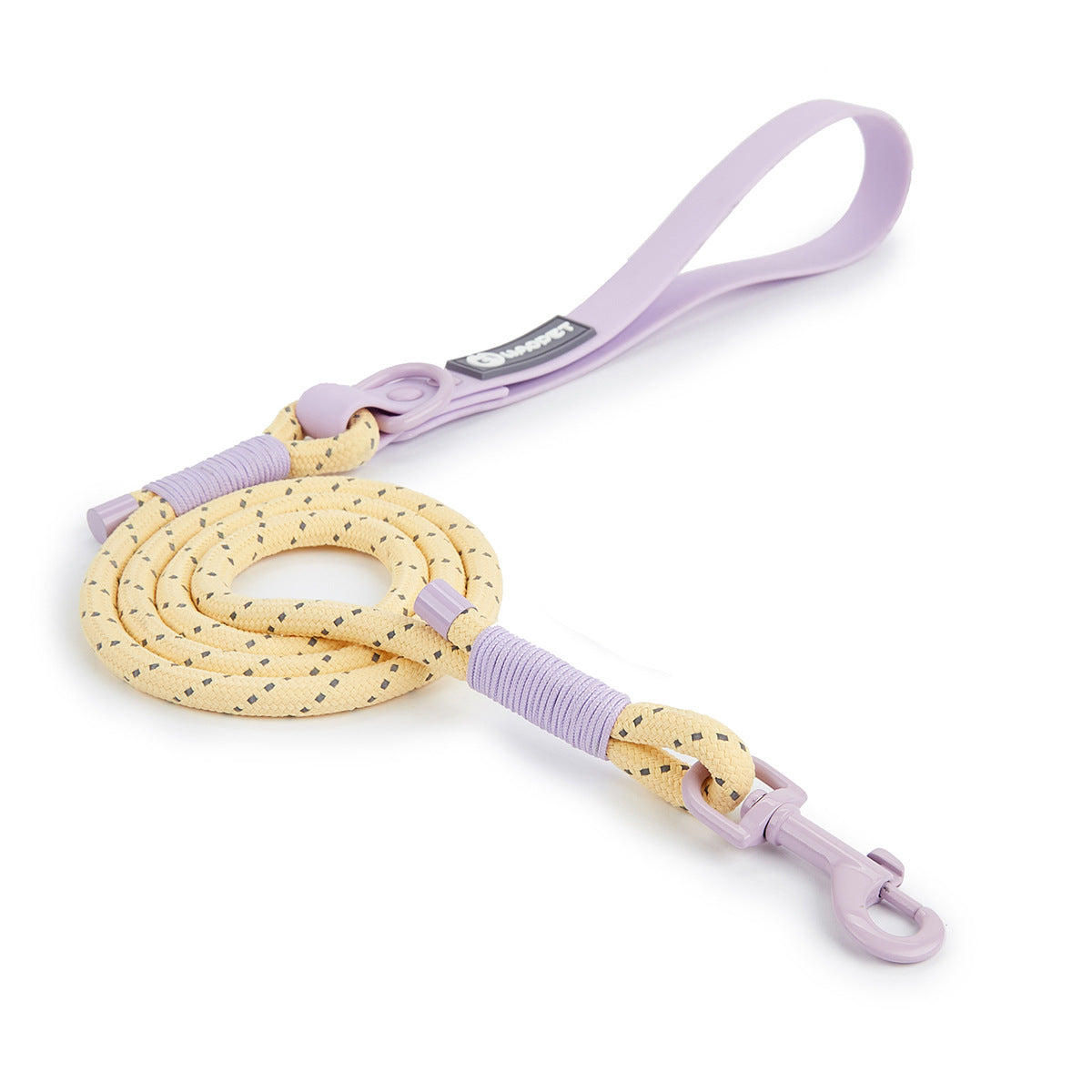 Solid Color PVC Pet Leash Rope For Outdoor Walking Use
