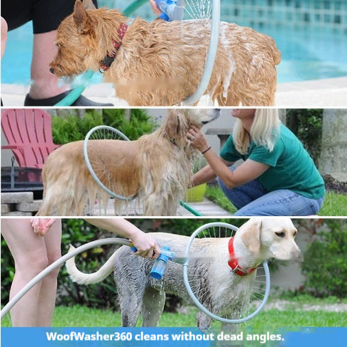 Pet Grooming Supplies Shower Brush for Bathing and Cleaning