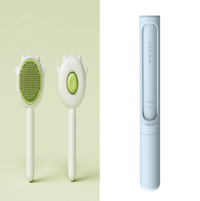 Pet Grooming Comb with Massage and Hair Removal Function