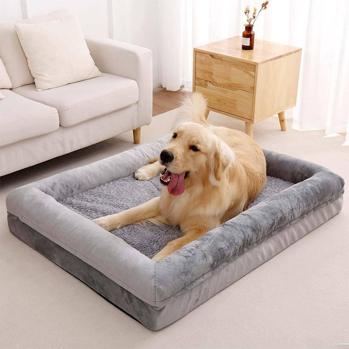 Large Thick Cushion Pet Bed For Comfortable Resting