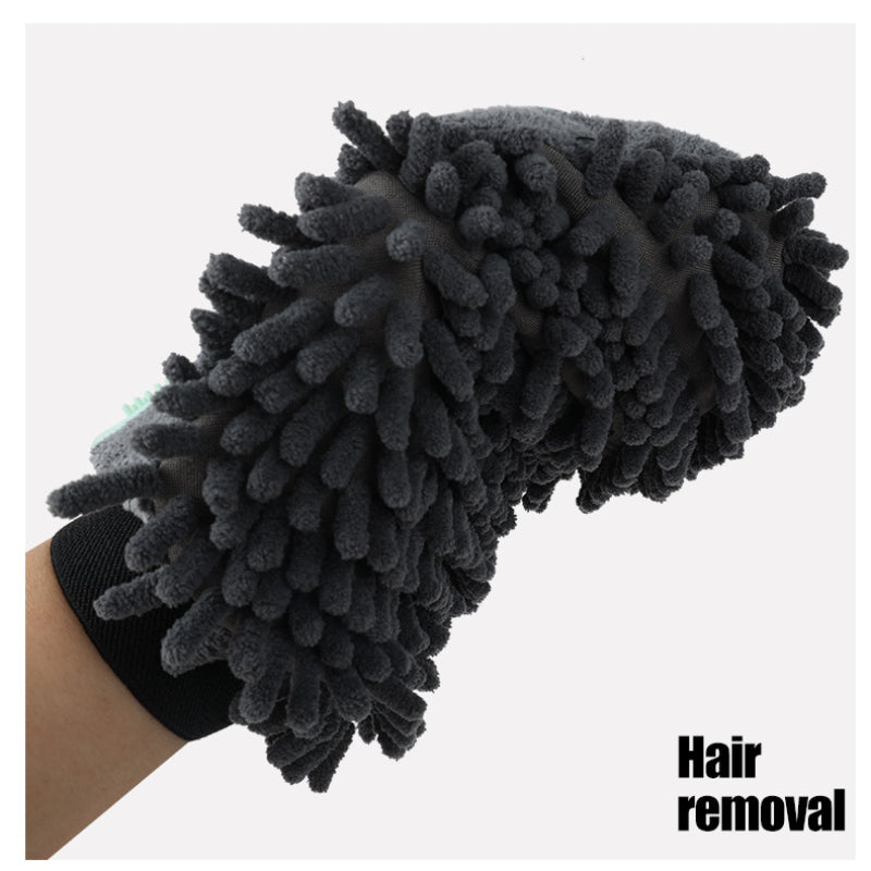 2-in-1 Pet Bathing Brush and Grooming Glove for Brushing Massaging