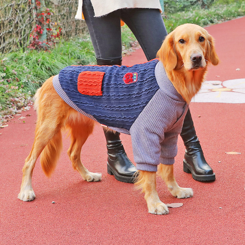 Thickened Winter Pet Sweater For Large Pets Warm Comfort