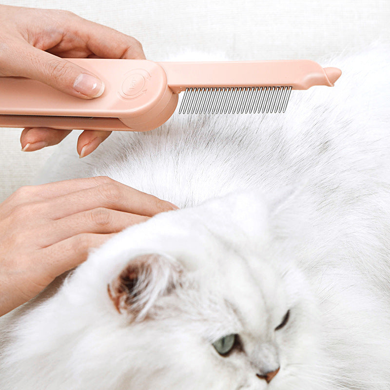Pet Dematting Comb with Dense Teeth for Grooming and Hair Removal