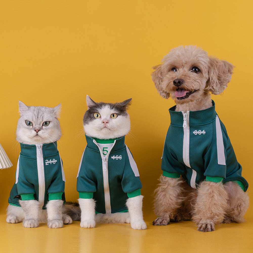 Digital Print Pet Coat Sweater For Small And Medium Pets
