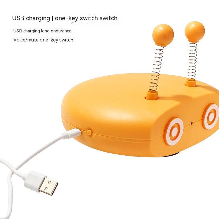 Rechargeable Smart Laser Teaser Turntable Pet Toy